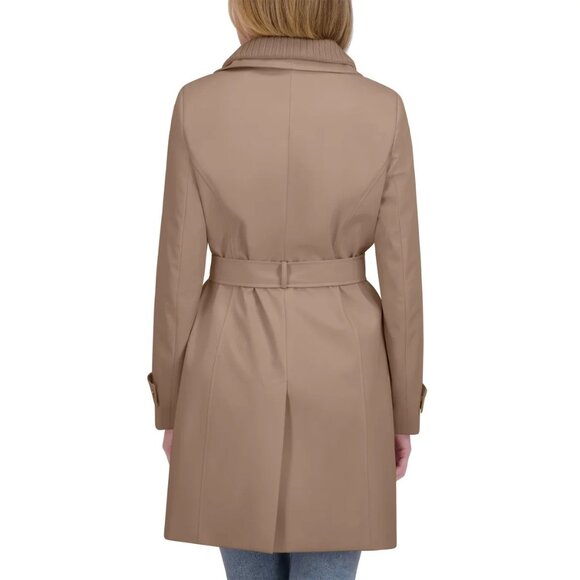 Halston Women's Belted Trench Coat NWT - Picture 5 of 5